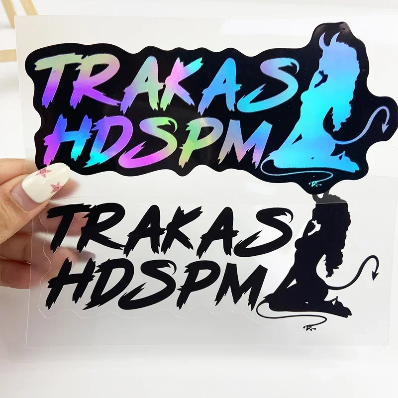 1PC TRAKAS HDSPM Funny Motorcycle Stickers Waterproof Motorbike Front Fairing Fuel Tank Side Panels DIY Body Durable Vinyl Decal