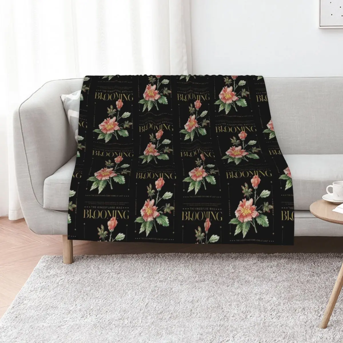 

Throne Of Glass The Kingsflame Was Blooming Throw Blanket Decoratives Decorative Beds Giant Sofa Luxury Thicken Blankets