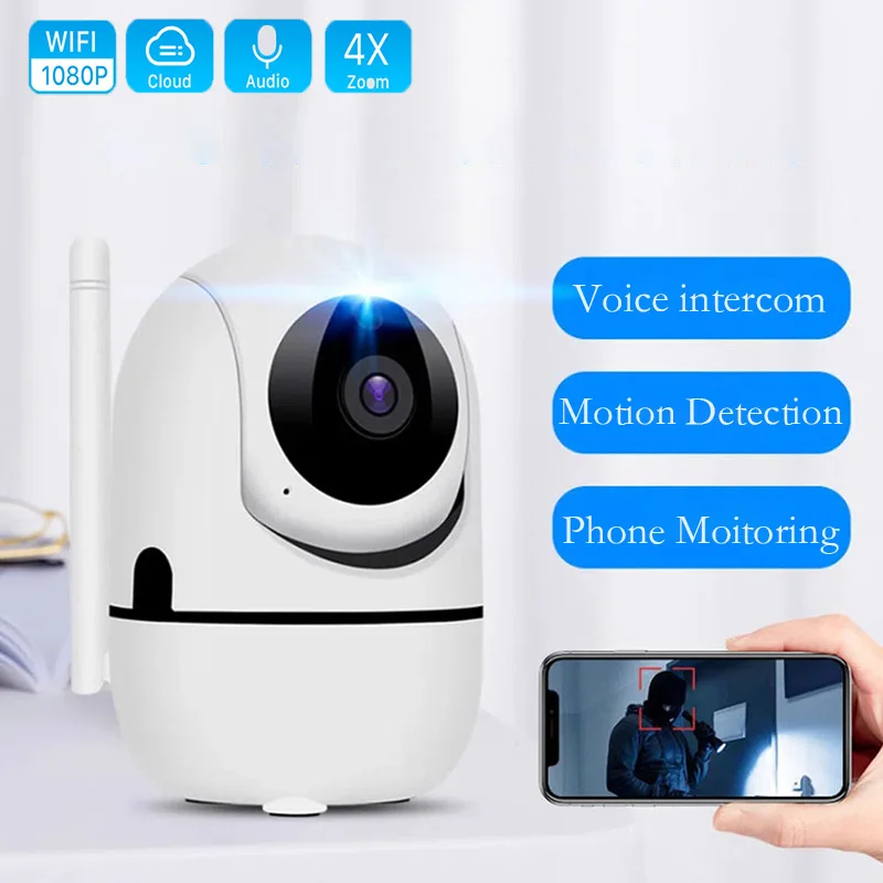 

1080P Mini PTZ Security Camera With Wifi Hidden IP CCTV 2MP AI Auman Detection Wireless Camera Prevent Thieves