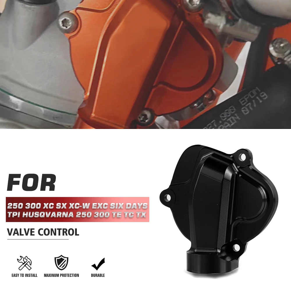 FOR Husqvarna TE300 250 TE/TC/TX 2014 2015 -2021 For K-T-M 250/300 XC/SX/XC-W/EXC 2009-2021 RIGHT SIDE POWER VALVE CONTROL COVER