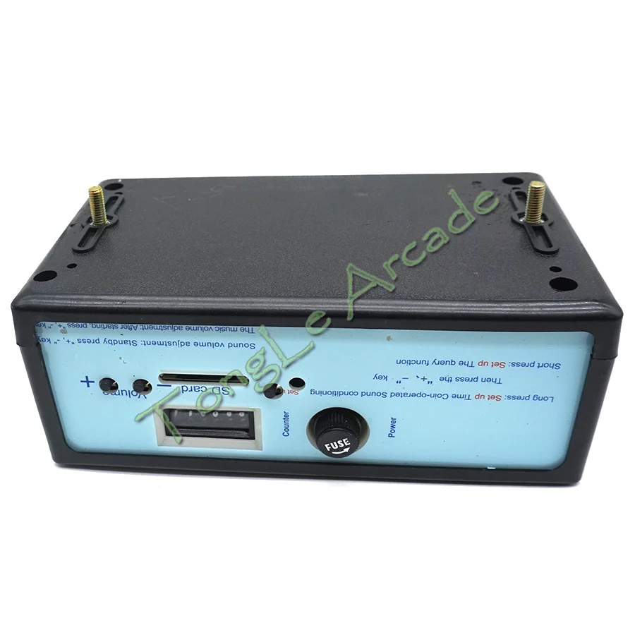

110-220V 12 Hole Controller, MP3 Music Box, Counter, for Coin Operated Games Kiddie Rides Game Machine, Children's Rocking Cart