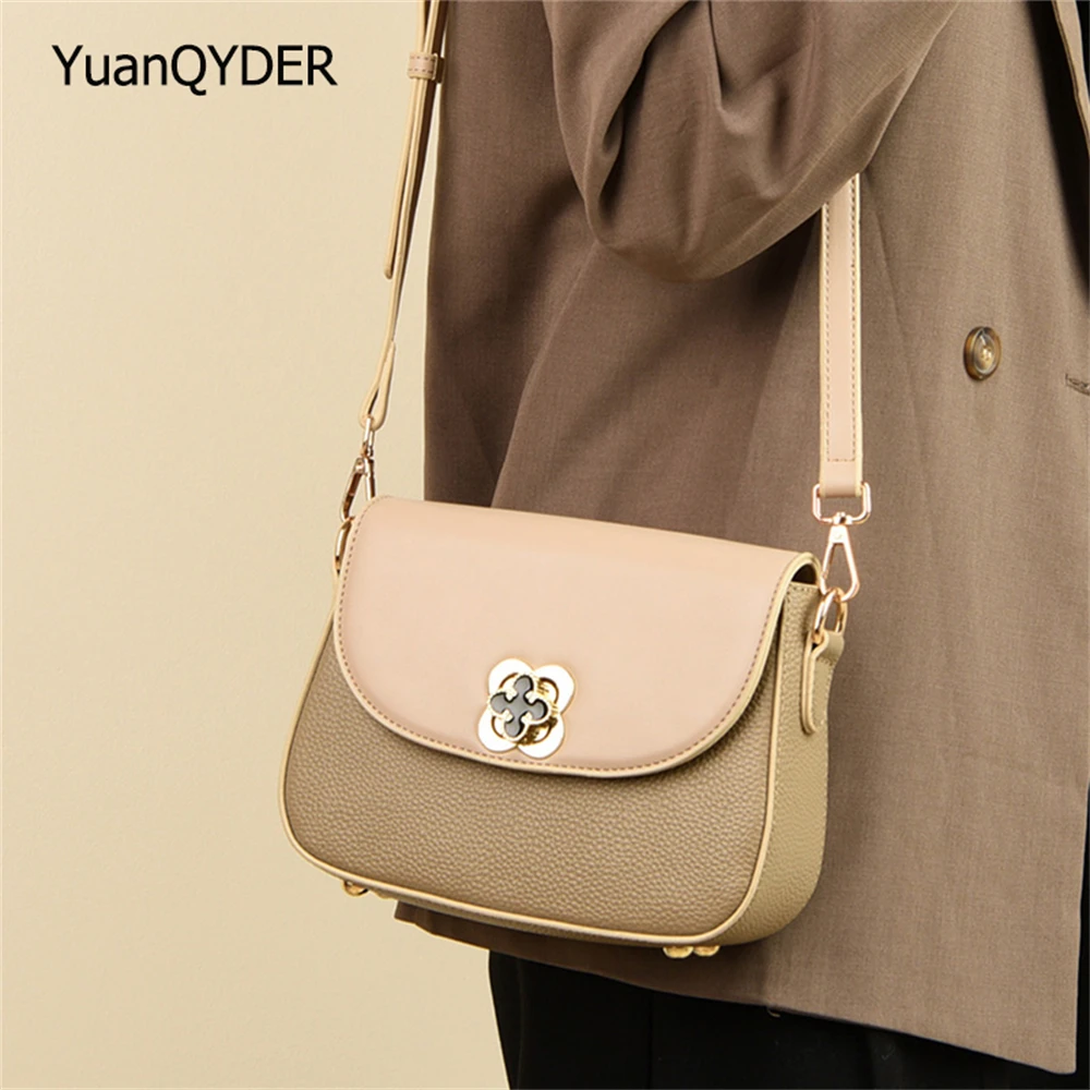 

Luxury Designer High Quality PU Leather Ladies Shoulder Bag Fashion Solid Color New Women Messenger Bags Mobile Phone Purse Sac