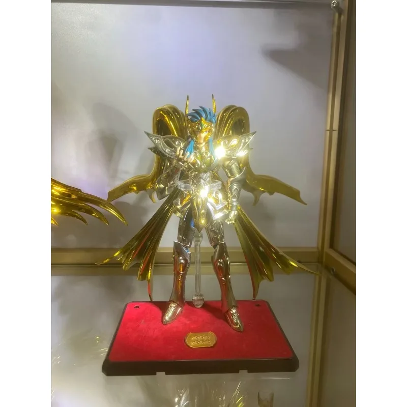 

In Stock GT Model Saint Seiya Myth Cloth EX Aquarius Camus SOG Soul of Gold Metal Armor Saint Figure GreatToys Model Toys