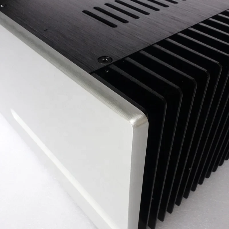 BZ4315B Factory Supply Classic Audio Aluminum Enclosure With Double Radiator OEM Power Amplifier Smart Equipment