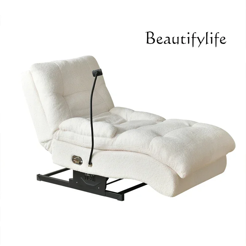 reclining and sleeping happy chairLazy sofa balcony reclining rocking chair home leisure living room