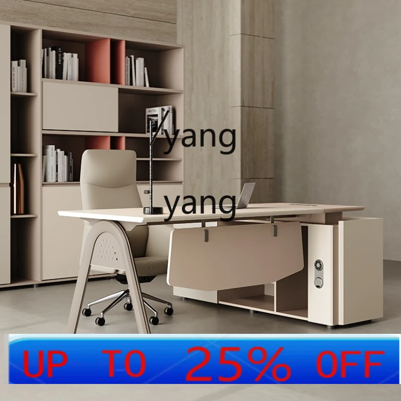 

LH Simple Modern Executive Desk and Chair Combination Office Single Manager Desk Household