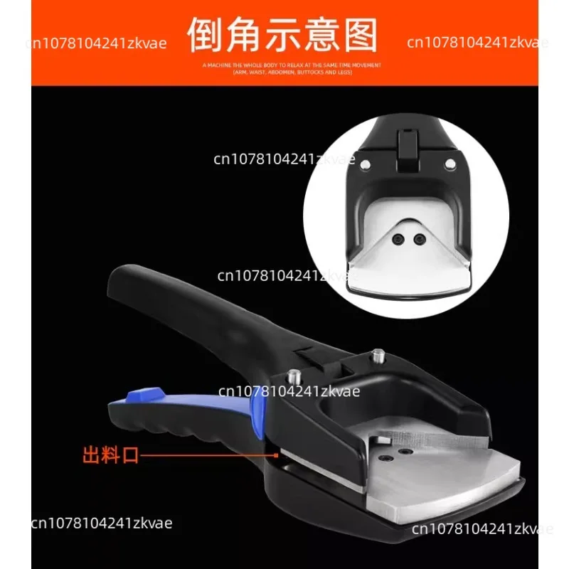 Heavy Duty Clipper R2 R3 R5 R10 Corner Hole Punch Large Badge Slot Punch Corner Rounder Punch Cutter for PVC Card Tag Photo