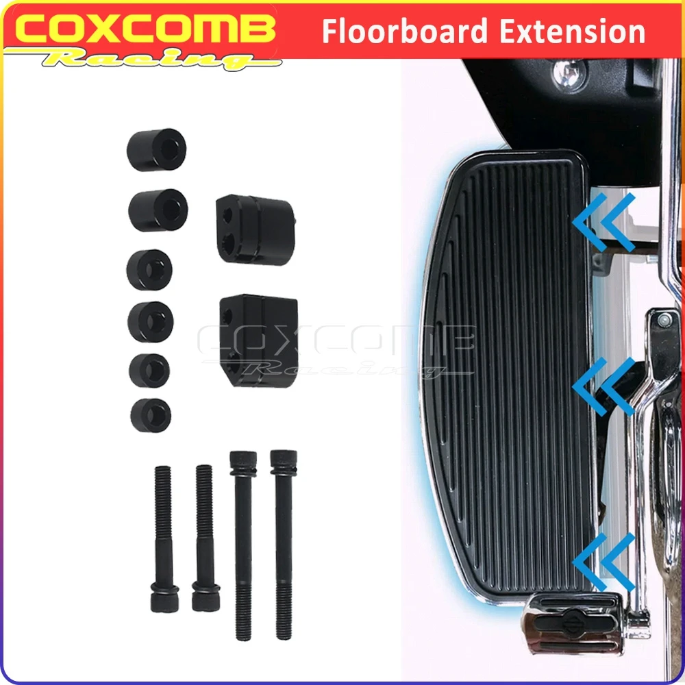 

Левая и правая удлинитель подножек мотоцикла, внешний удлинитель подножки для Harley Electra Glide FLHTI FLHTK FLHTPI FLHTKL