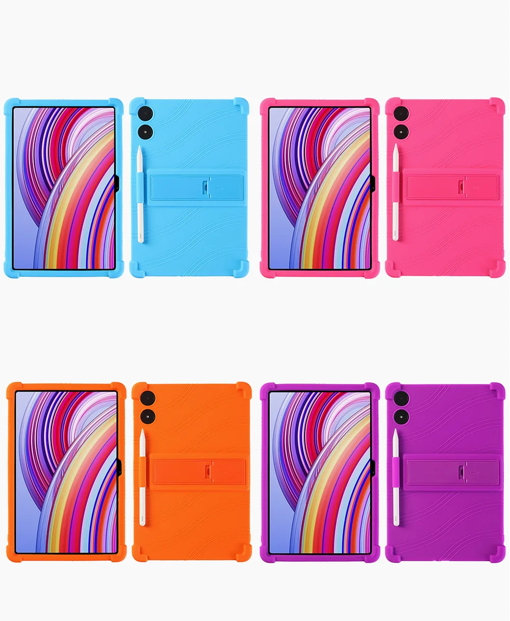Stoßfeste TPU-Hülle für Redmi Pad Pro 12.1 2024, Vollständiger Schutz mit Ständer, in Mehreren Farben – Detail 11