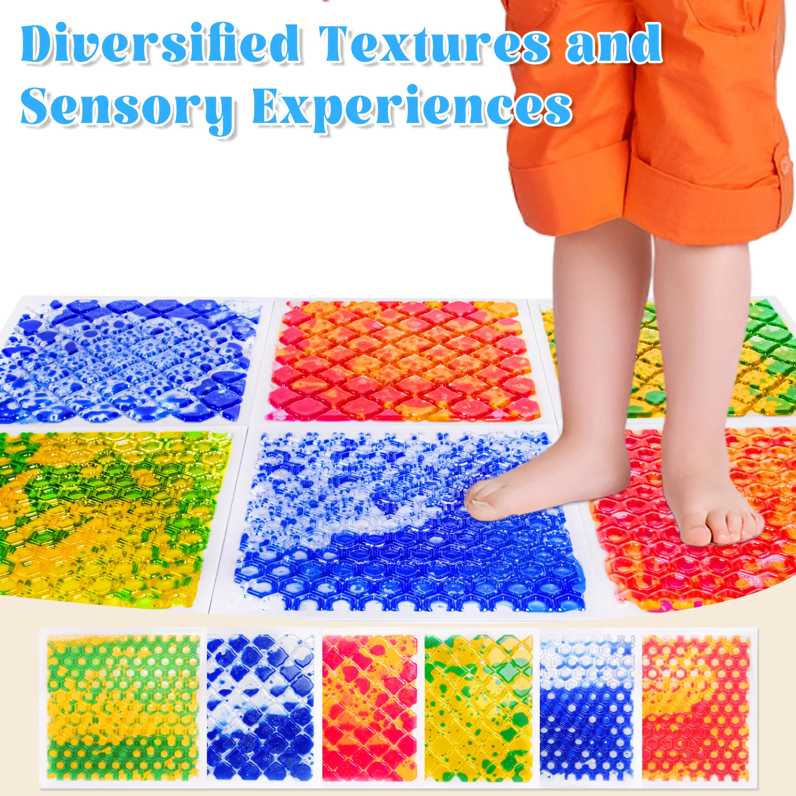 Touch What You See: Visual Sensory Toys Connect Kids to Tactile Fun on Sensory Mat