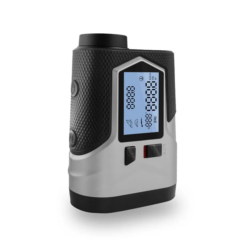 Utility 650m Laser Golf Rangefinder Rechargeable With LCD Screen Flag‑Lock Vibration Alert Slope Compensation Switch