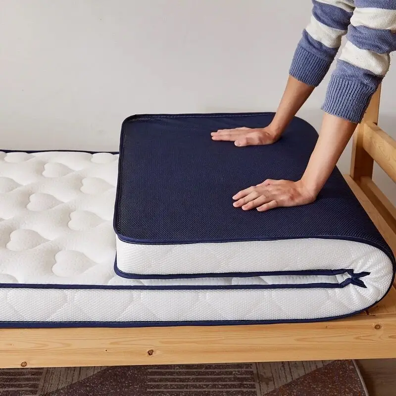 

sponge latex filling Mattress Floor mat Foldable Slow rebound Tatami Cover Bedspreads 4/7cm thickness King Twin Queen Size