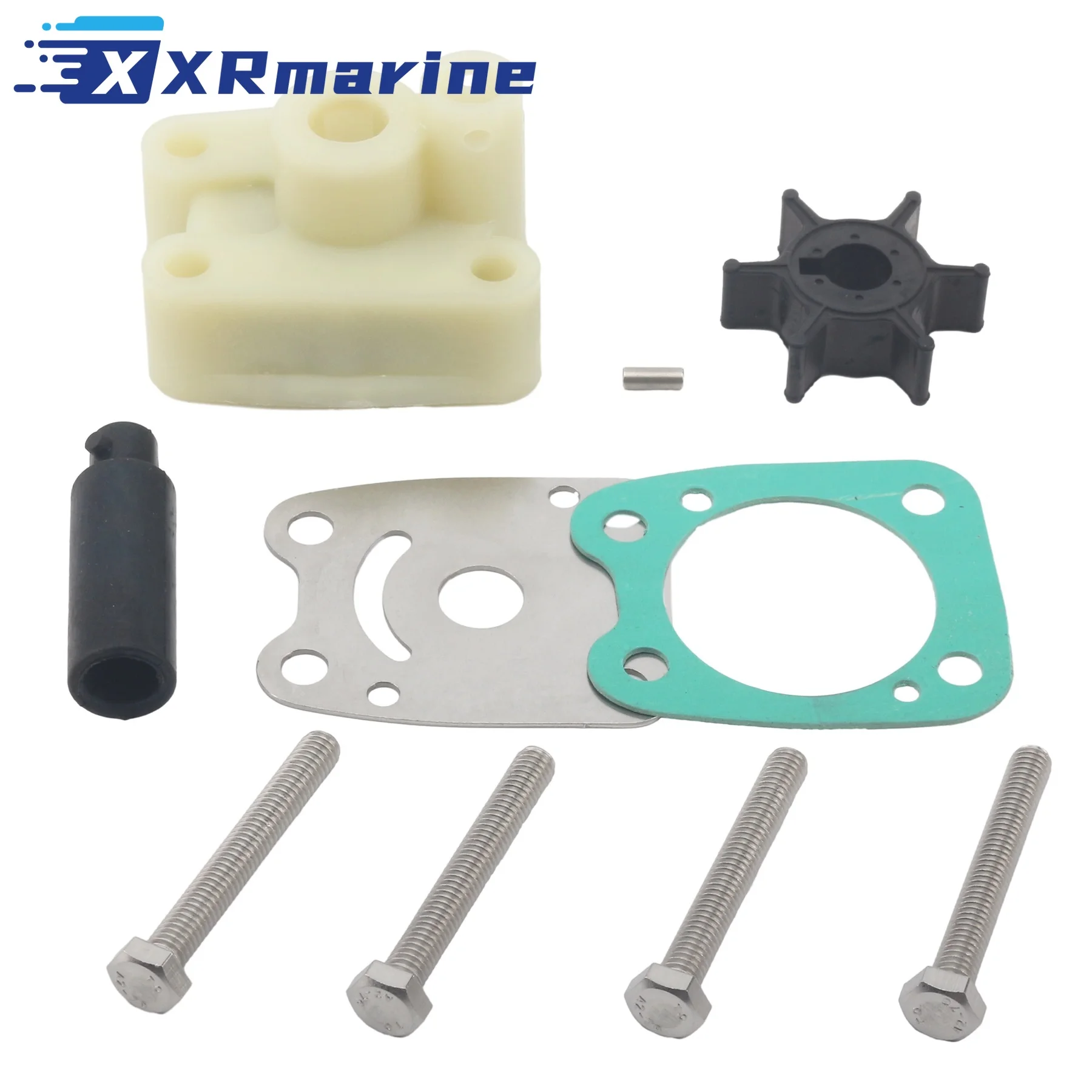 

6E0-W0078 Комплект для восстановления водяного насоса системы охлаждения лодочного двигателя для Yamaha 2, 4-тактный 5, 4, 6 HP F4 F6 4A 5C Подвесной двигатель 6E0-W0078-A2