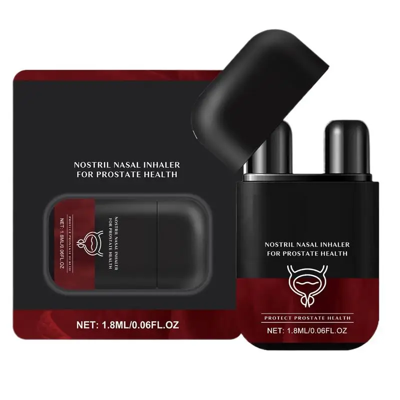 

Prostate Wellness Nasal Inhaler 1.8mL Nose Prostate Care Sticks For Breathing Double-Function Health Care Small Cleaning Inhaler