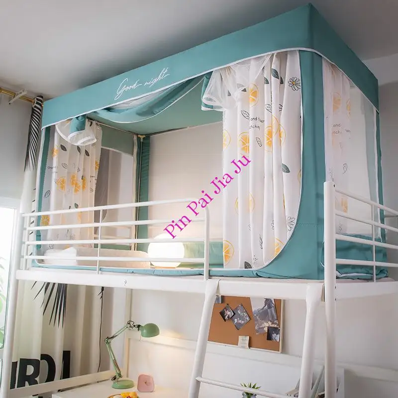 Imagem -04 - New Korean Verão Mosquito Net Cama Canopy Quadro Tenda Estudante Dormitório Shading Beliche Cortina Net Único Home Bedroom Decor