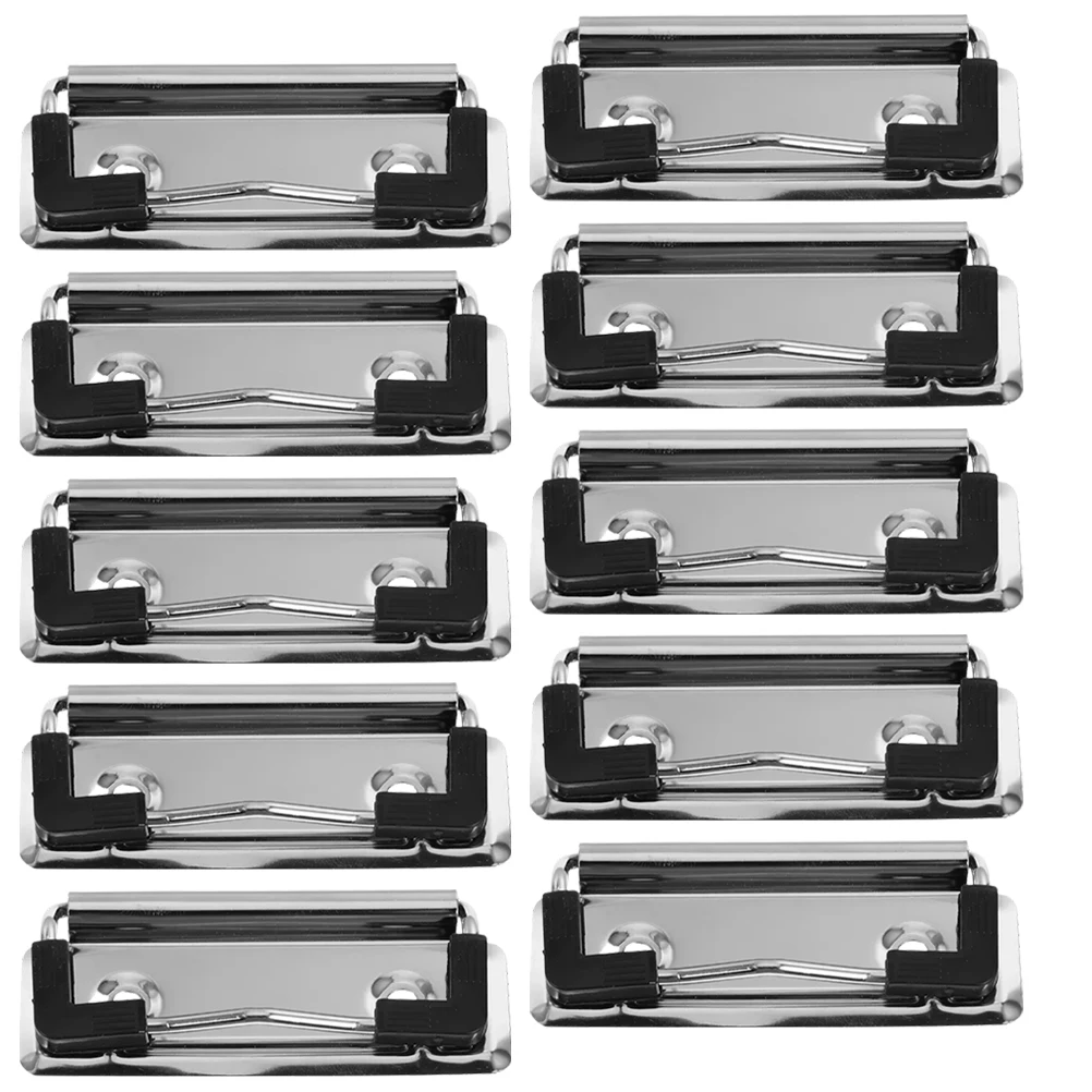 

18pcs Metal Document Clips Iron File Clamps A4 Paper Office School Supplies Binder Accessories Storage Organizer Teacher