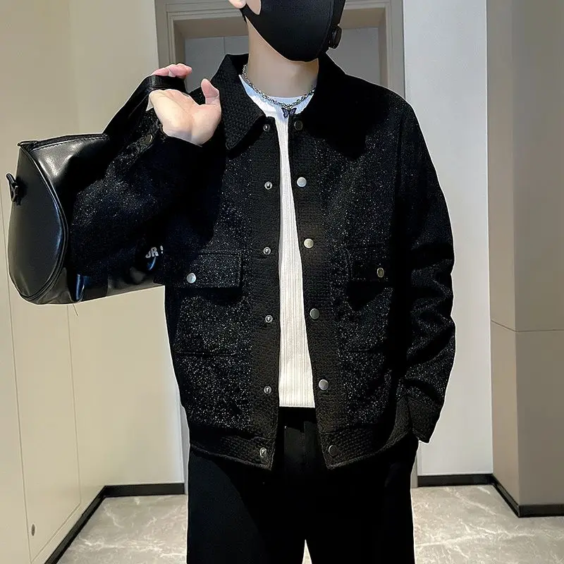 

New Men's Fashionable Jacket Autumn Winter Casual Tops Men's Clothing