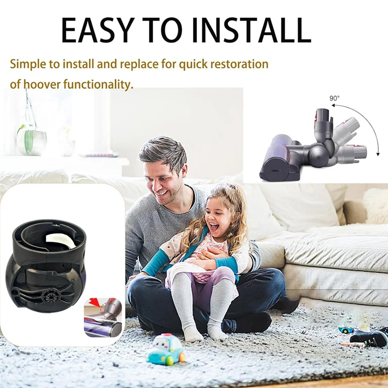 

A74G-боковая крышка, фиксирующая всасывающая головка с прямым приводом и защитой от намотки для пылесоса Dyson V6 V7 V8 V10, насадки