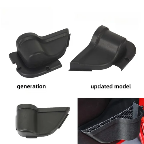 Imagen 2 del producto Para adaptado a Wrangler JK07-17 cajas de almacenamiento de puerta organizador de puerta delantera piezas modificadas ABS