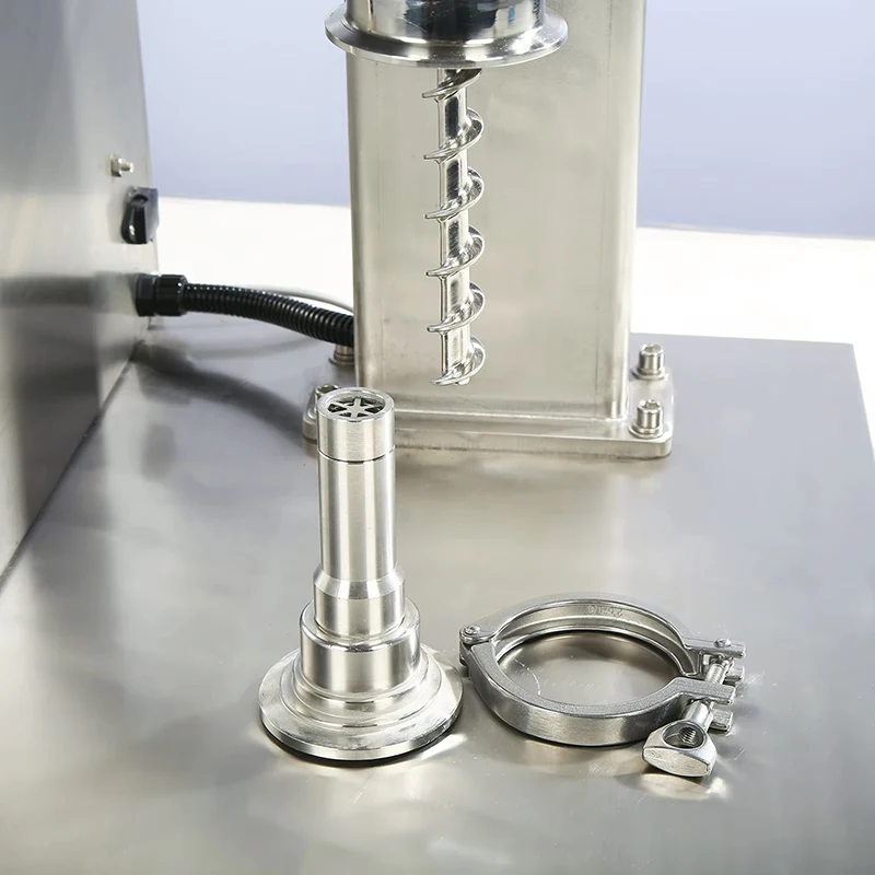 5-500g High Precision DF-B Semi Automatic Powder Filling Machine With Weighing Auger for Cocoa Spice