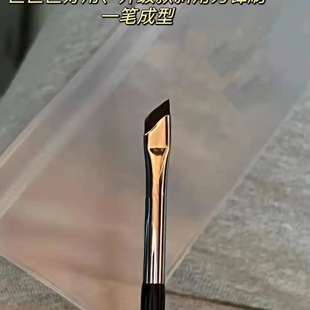 Eyeliner liquide faucille, pinceau ultra fin, angle oblique fin, tête plate, bord de couteau, outils de maquillage, 0.06mm