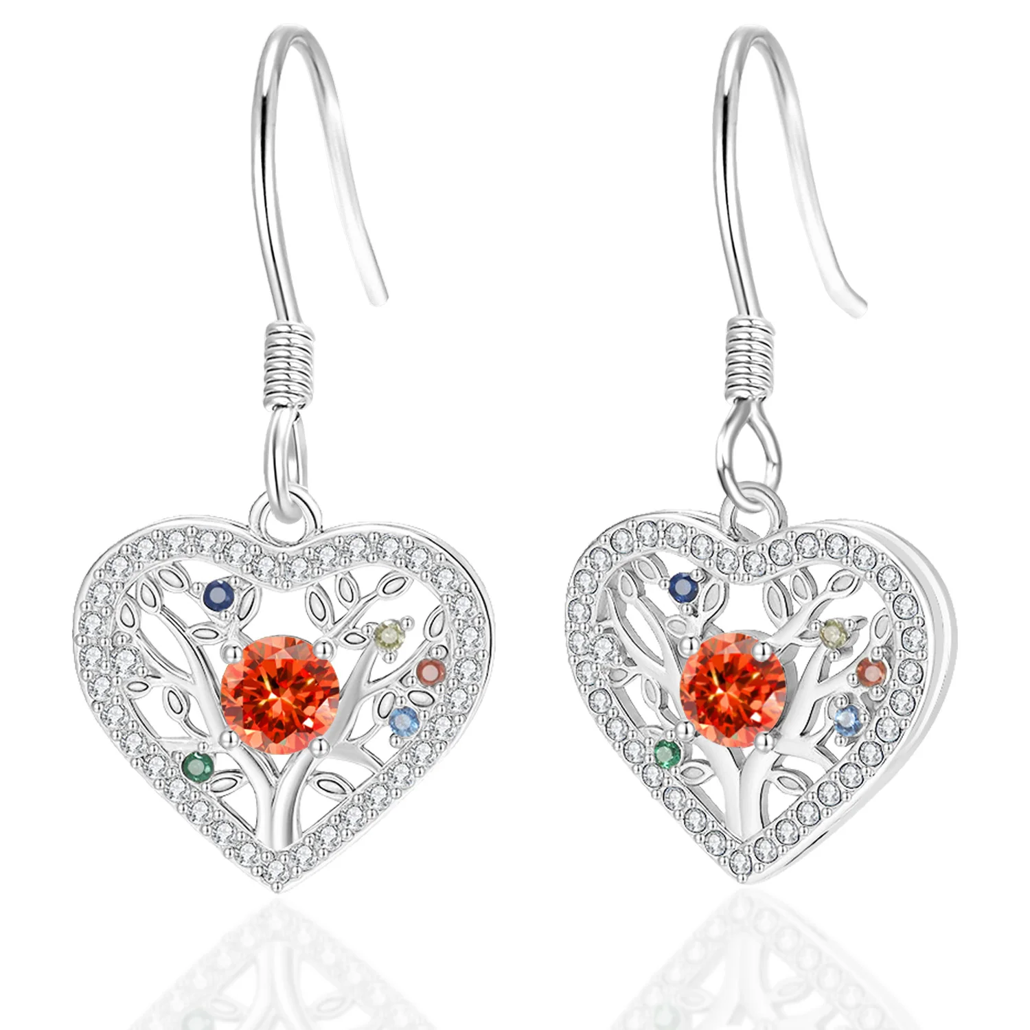 

Подарок LAMVOICE для дочери, серьги с цирконием, серебро 925 пробы, День святого Валентина, дизайнерский товар высокого качества