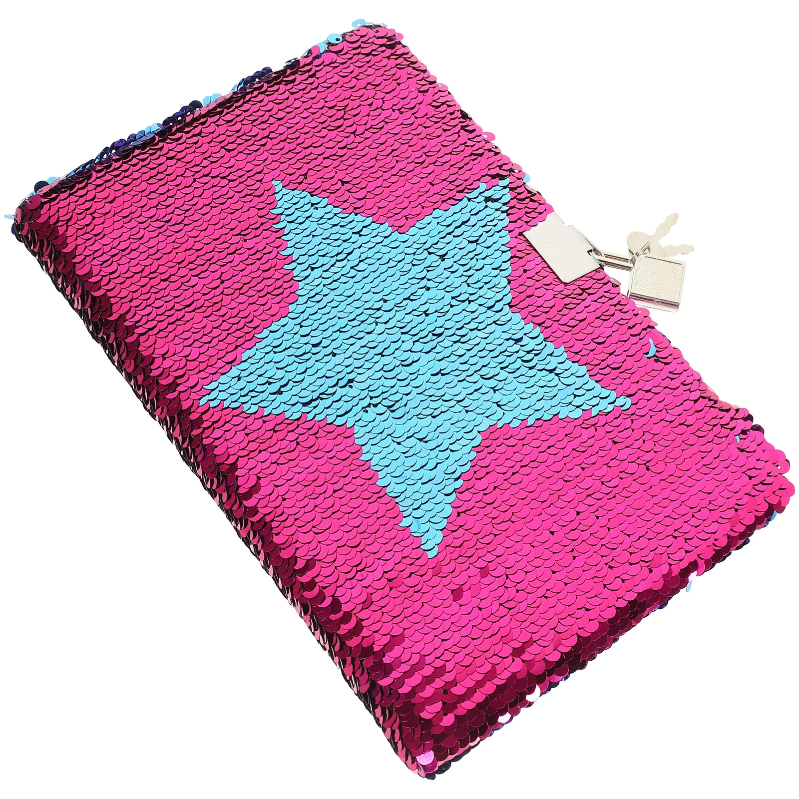 Reversible Sequin Notebook A5 Notebook Students Sequin Cover Notebook Novelty Notepad glitter notebooks