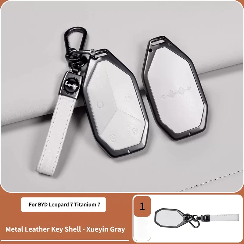 Car All Inclusive Transparent Key Protection Cover Fit For BYD Leopard 7 Titanium 7 2025 2026 Modified Upgrade Parts