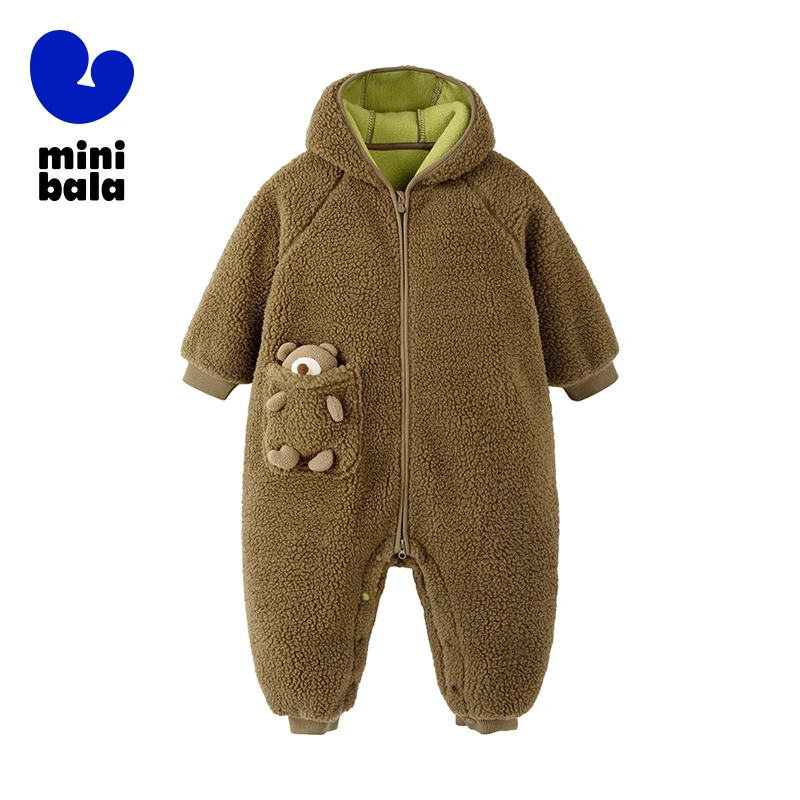 

Мини-балабала для детей, осень-зима 202, милый детский комбинезон для мальчиков и девочек