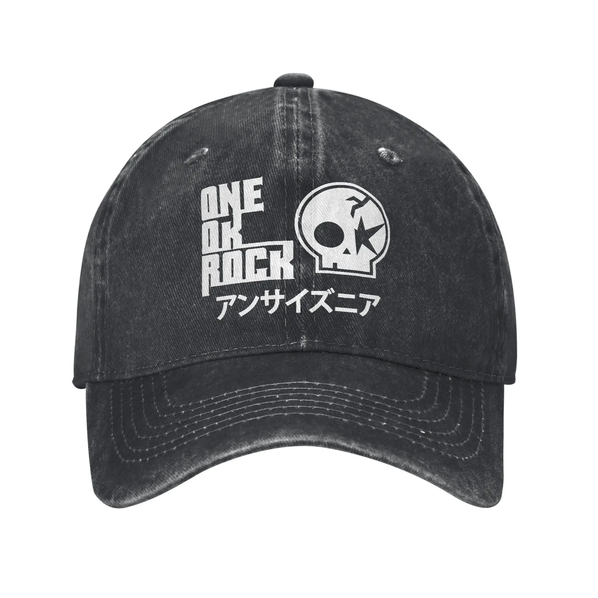 

One Ok Rock OOR Japan Band Baseball Cap Vintage Distressed Washed Music Headwear Men Women Outdoor Summer Adjustable Hats Cap