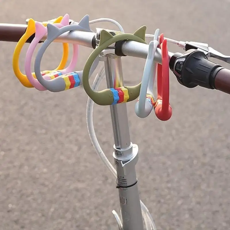 

R6FE Anti Thefts Bicycles Combination Lock 3 Figure Combination Bike Cable Lock
