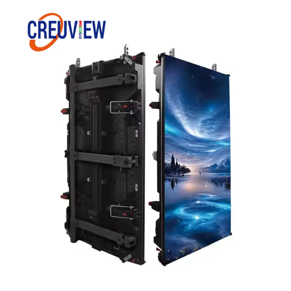 

High Brightness 3000nits P1.95 P2.6 Outdoor COB Rental LED Display Screen Panel size 500x1000mm The best LED Technology Box