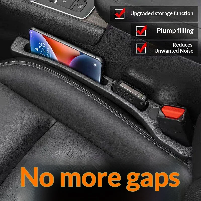 For BYD Shark 6 2024 2025 2026 PHEV 2PCS Universal Car Seat Leak Proof Strips Gap Side Seam Filler Storage Accessories view 4