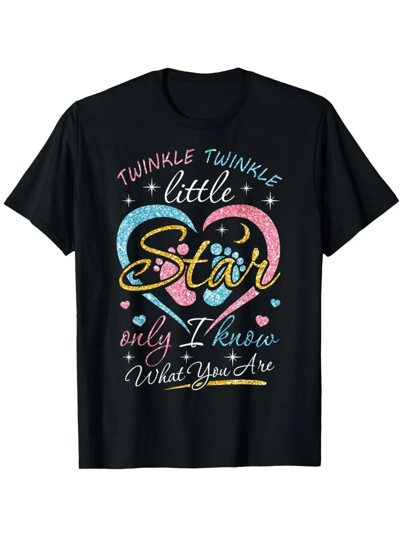 Twinkle Twinkle Little Only I Know Gender Keeper Reveal T-Shirt | Comfort Fit Men'S Tee, Crew Neck, Ultra Soft, Breathable, Mois