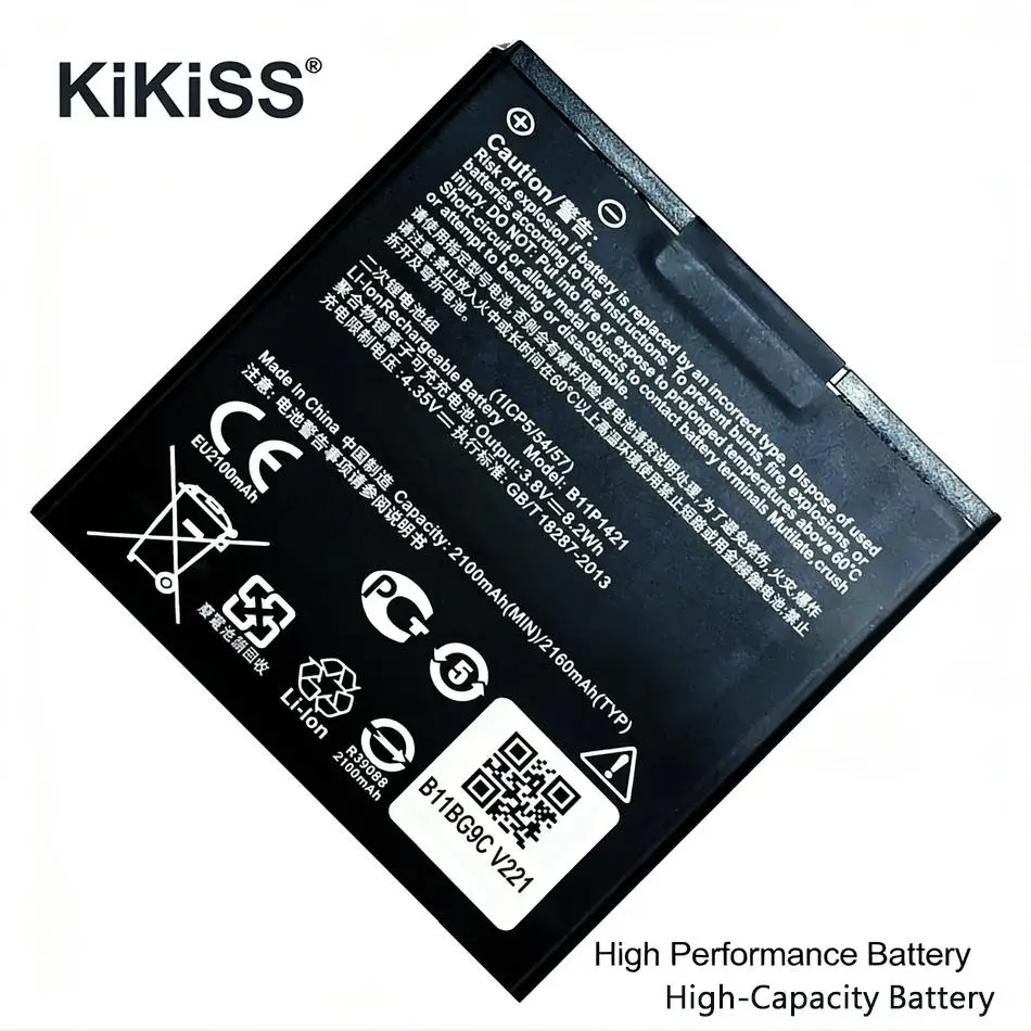 

Аккумулятор для мобильного телефона Asus Zenfone C ZC451CG Z007, долговечный, 2100 мАч, высокая емкость, B11P1421