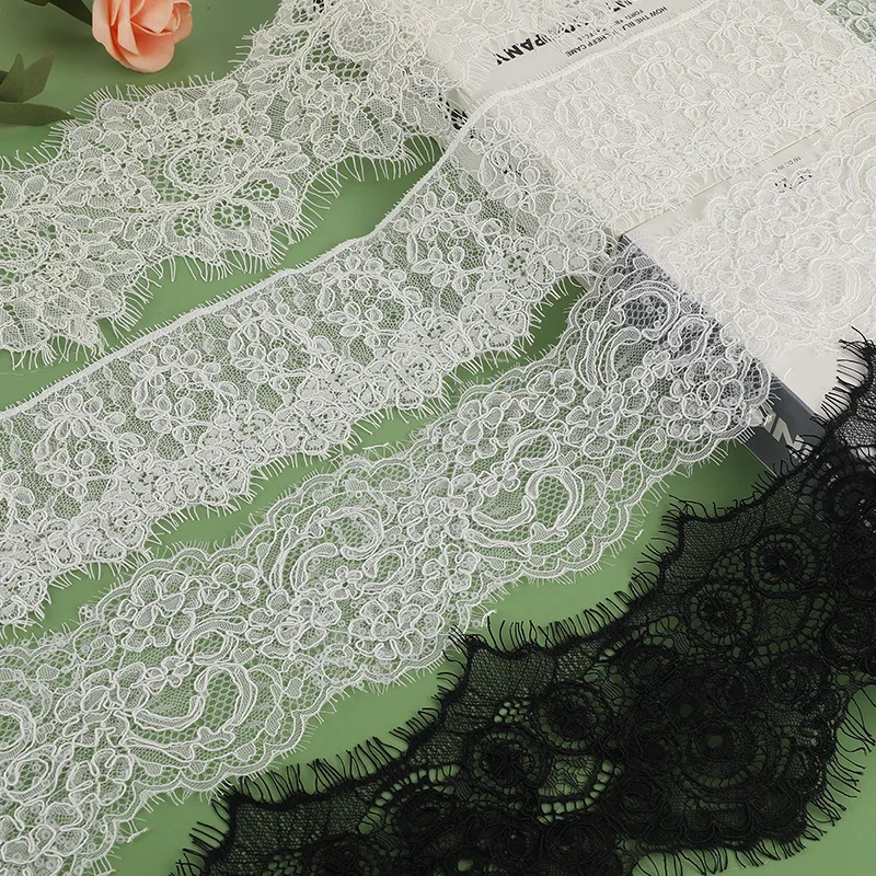 

Ресницы, хлопковая вышивка с блестками, кружевная отделка для свадебного платья, фата