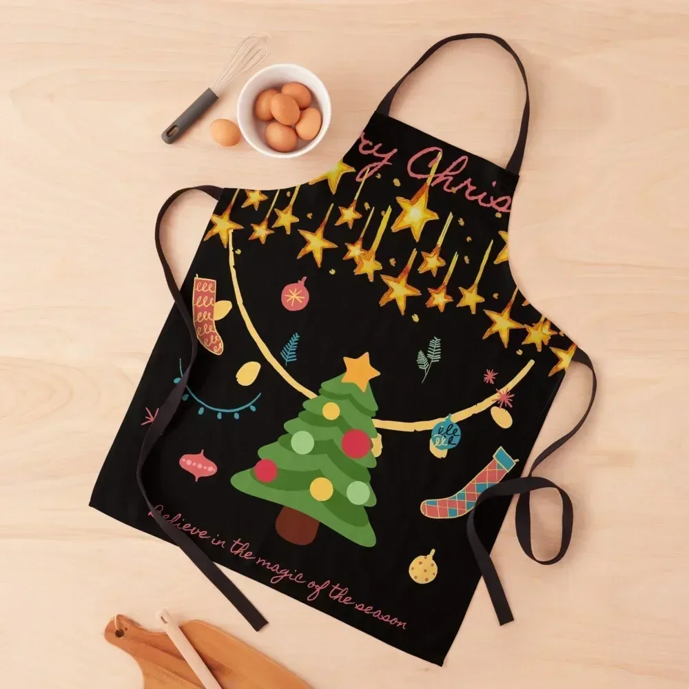 

Merry Christmas123 Apron man chef uniform christmas 2025 Kitchen on the wall Beauty Apron