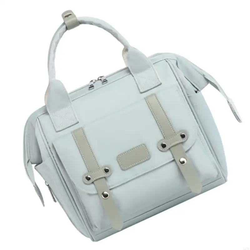 

Mother Diaper Bag with Bottle Pouches & Organized Pockets Functional Diaper Bag 425F