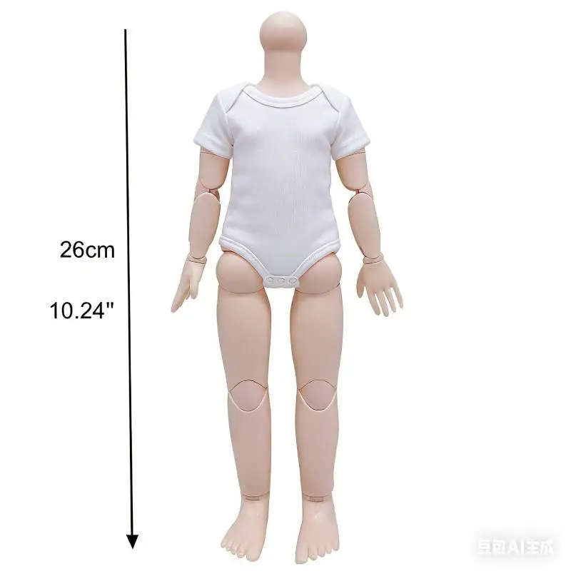 12/9/6 Inch Plastic 7 Joints Body For BJD Doll Accessories 30cm Kids Toys Things Items DIY Children Game Birthday Present Gifts