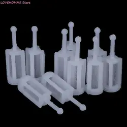 10pcs Plastic Gravity Type Spray Gun Spray Filter Pot Diameter 11mm length 36mm