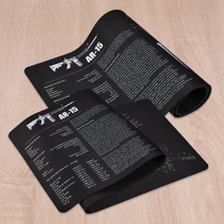 Glock 17 19 Gun Cleaning Rubber Mat Mouse Pad For AR15 AK47 Gen5 1911 CZ-75 P320 CZ shadow2 SA Remington 870 MP5 Gun Pad