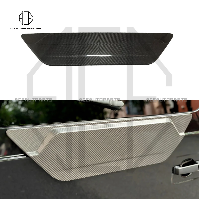 W463A W464 G350 G500 G550 G63 No Logo Style Dry Carbon Spare Tire Cover Sticker Wagon Remove Spare Tire 2019-2023