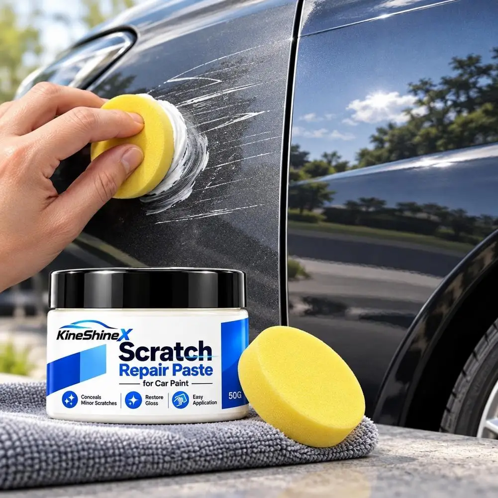 Professional Car Scratch Remover Polishing Paste Repair Paint Swirl Marks Renew Vehicle Surface Shine
