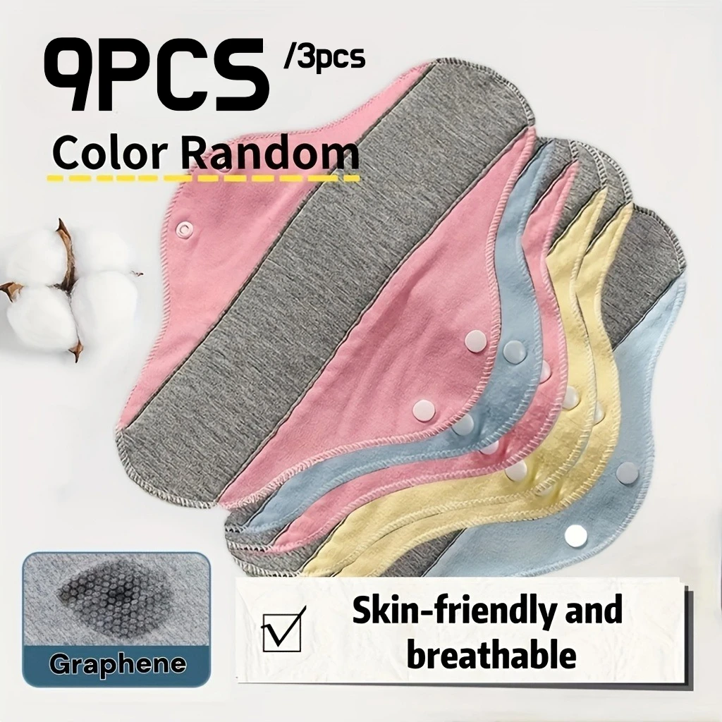 9PCS/3pcs Reusable, Washable, Leak-Proof, Soft, Breathable, Durable, And Comfortable Incontinence Pads for The Elderly, Suitable for Daily Incontinence Care
