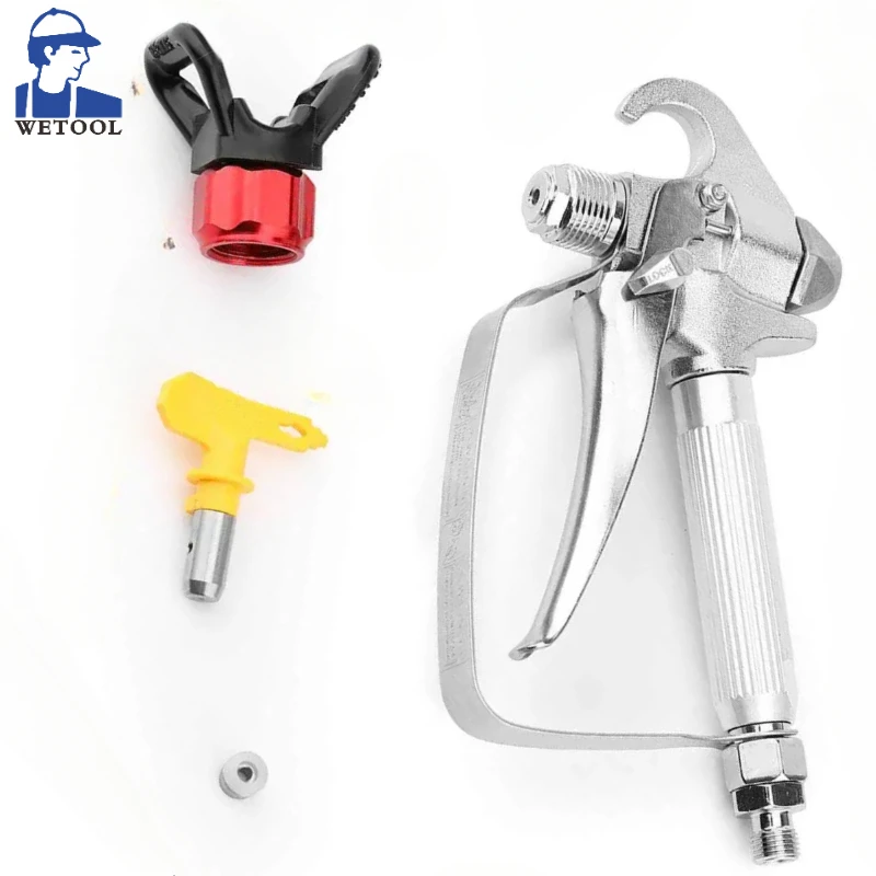 

Безвоздушный распылитель Wetool SG3, модифицированная версия 3600 фунтов на квадратный дюйм, с наконечником 517 и защитой 243012