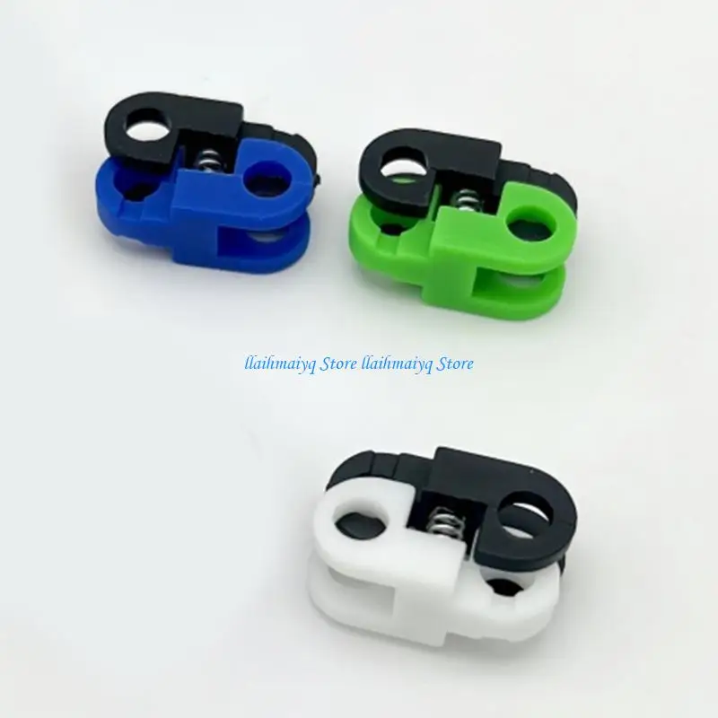 

573B 10pack Spring Cord Lock Luggage Cord Lock Durability Nylons Cord Locks for Fastening Clothing Hems and Pant Legs