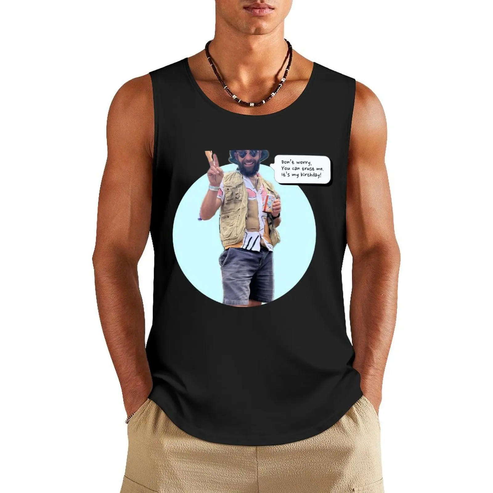 

Jase Bday Tank Top Sports shirt man gym for men gym t-shirts