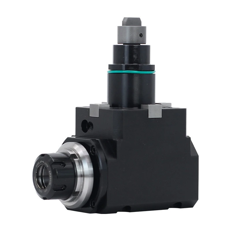 Compound central power head X radial axial 0 degree 90 degree lathe power seat