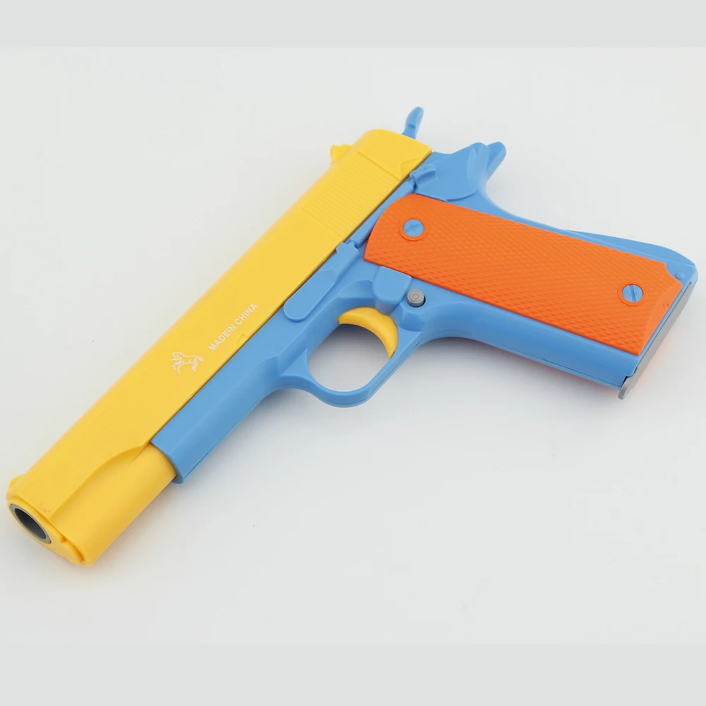 M1911 Soft Bullet Toy Gun Manual Pistol Gun Dart Blaster Shooting Toy Fake Gun For Kids Boys Birthday Gifts Outdoor Games