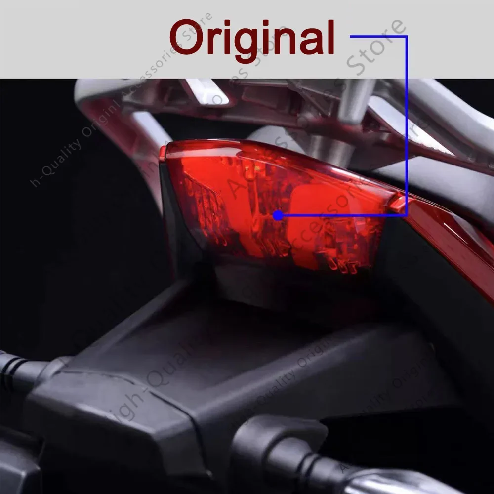 

Tail Light Motorcycle LED Rear Warning Original Rear Warning For COLOVE KY500X / For Macbor Montana XR5 / For Excelle 500X